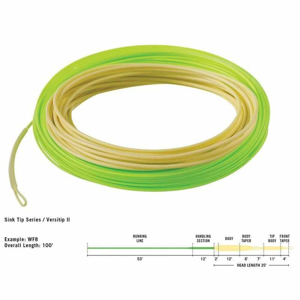 RIO Products InTouch VersiTip II Fly Line - Premium Fly Fishing Line for Trout, Salmon, Bass - Perfect for Freshwater & Saltwater Fly Fishing Adventures