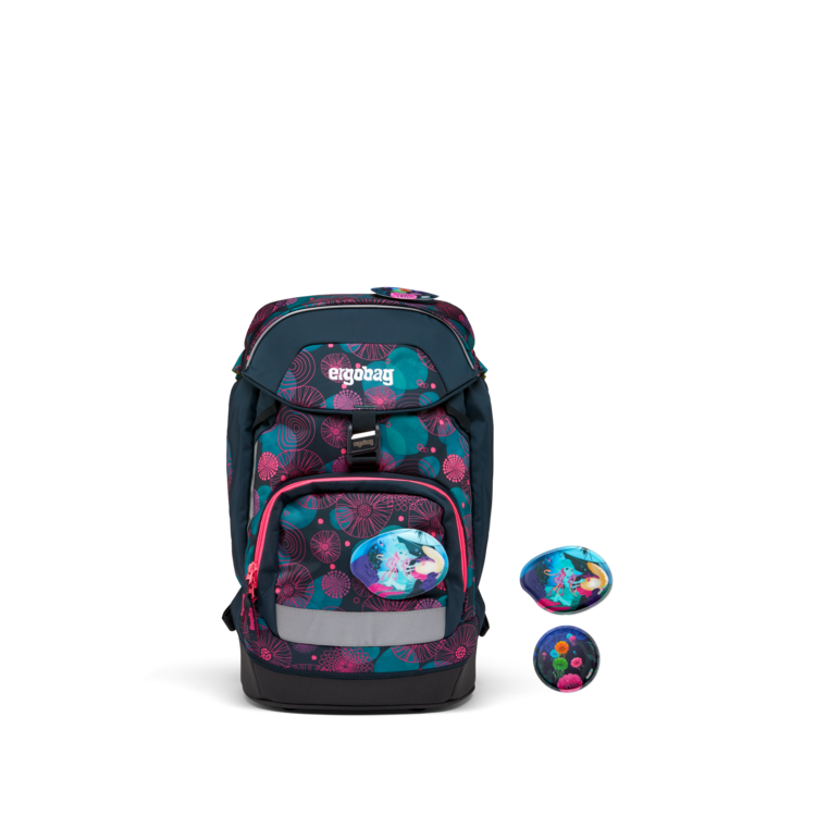 Ergobag Prime School Backpack CoralBear - Lightweight Durable Kids Backpack for Boys & Girls (2024 New Collection) - Perfect for School, Travel & Daily Use