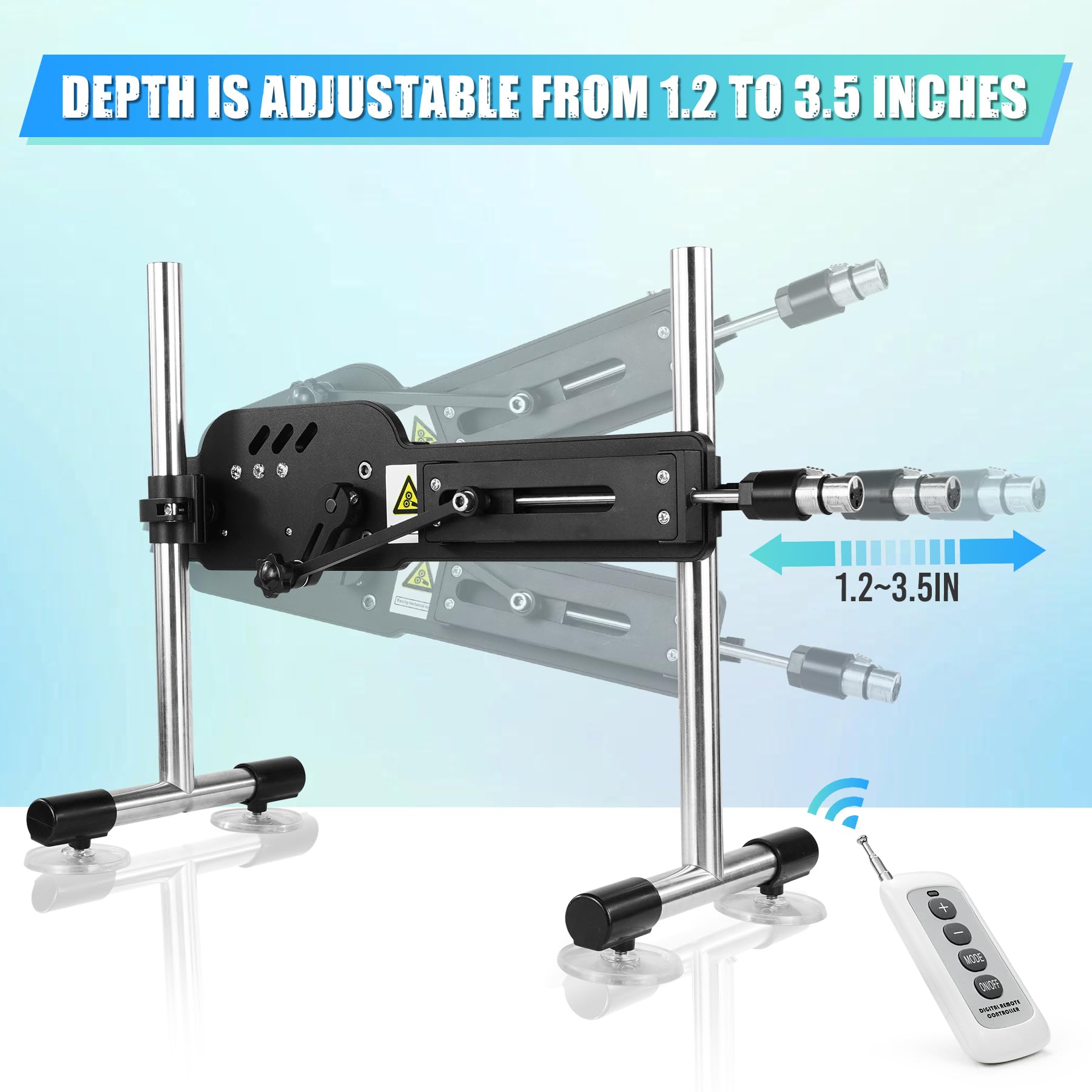 Powerful Automatic Thrusting Sex Machine for Women & Couples - Remote Control Adult Toy with 3XLR Connector & Suction Cup, Multi-Speed Thrusting Dildo Machine for Bedroom, BDSM, and Solo Play - Perfect for Couples & Adult Entertainment
