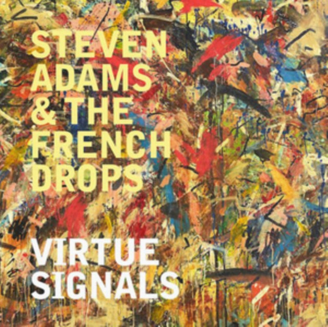 Adams Steven & The French Drop LP - Virtue Signals Vinyl Record | Classic Rock Music Album for Collectors & Audiophiles | Perfect for Home Listening & Music Enthusiasts