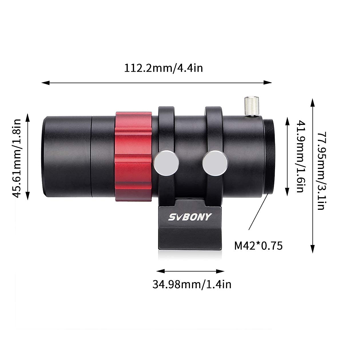 SVBONY SV165 30mm F4 Mini Guide Scope with SV172 320mm Dew Heater Strip - Compact Astronomical Telescope Accessory for Stargazing, Astrophotography & Night Sky Observation