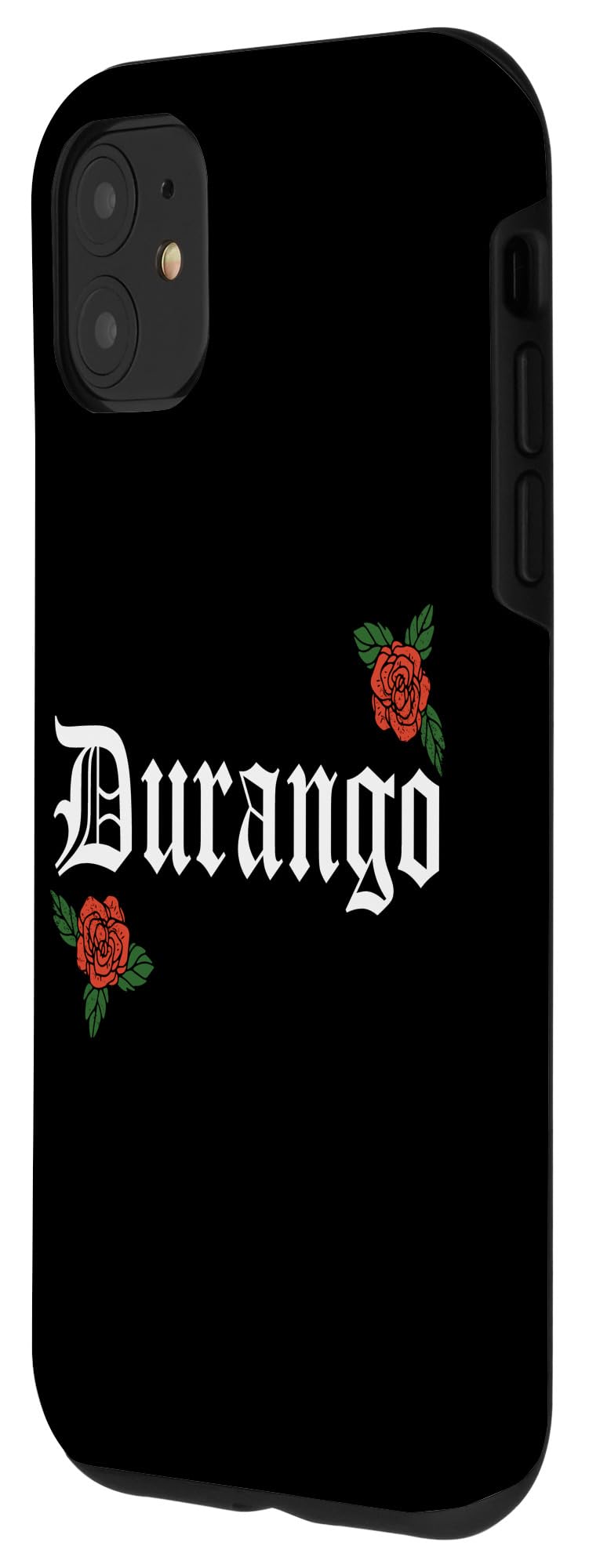 iPhone 11 Case - Floral Rose Design with Durango Mexico State Theme | Durable Protective Cover for Everyday Use & Travel