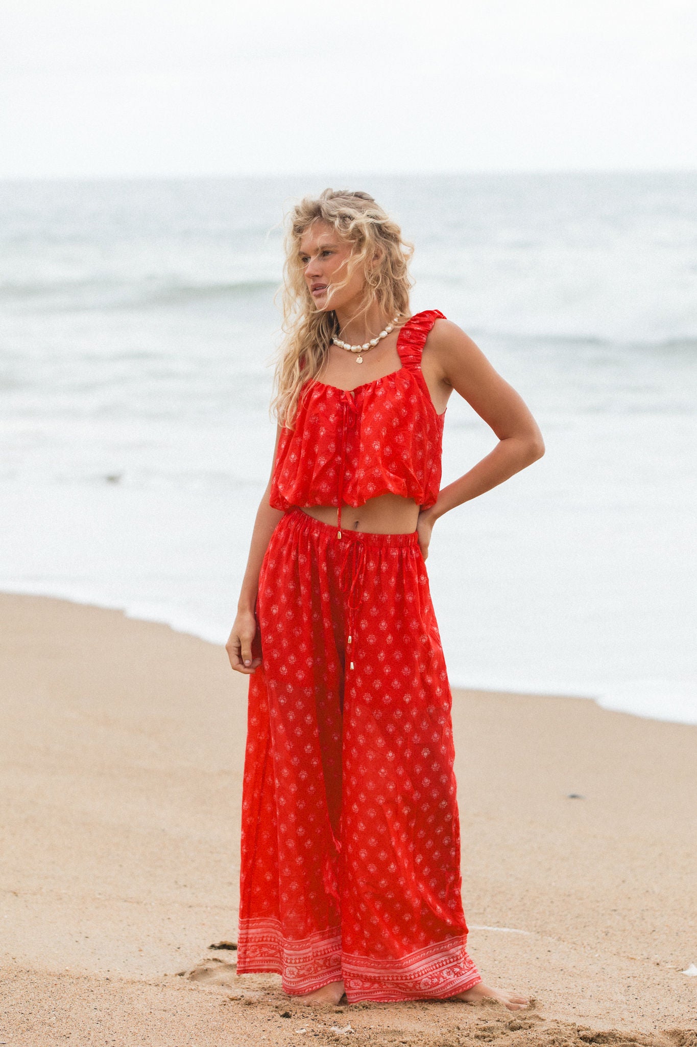Solana Woven Cotton Pants for Women - Comfortable Lightweight Breathable Casual Trousers - Perfect for Yoga, Travel & Everyday Wear