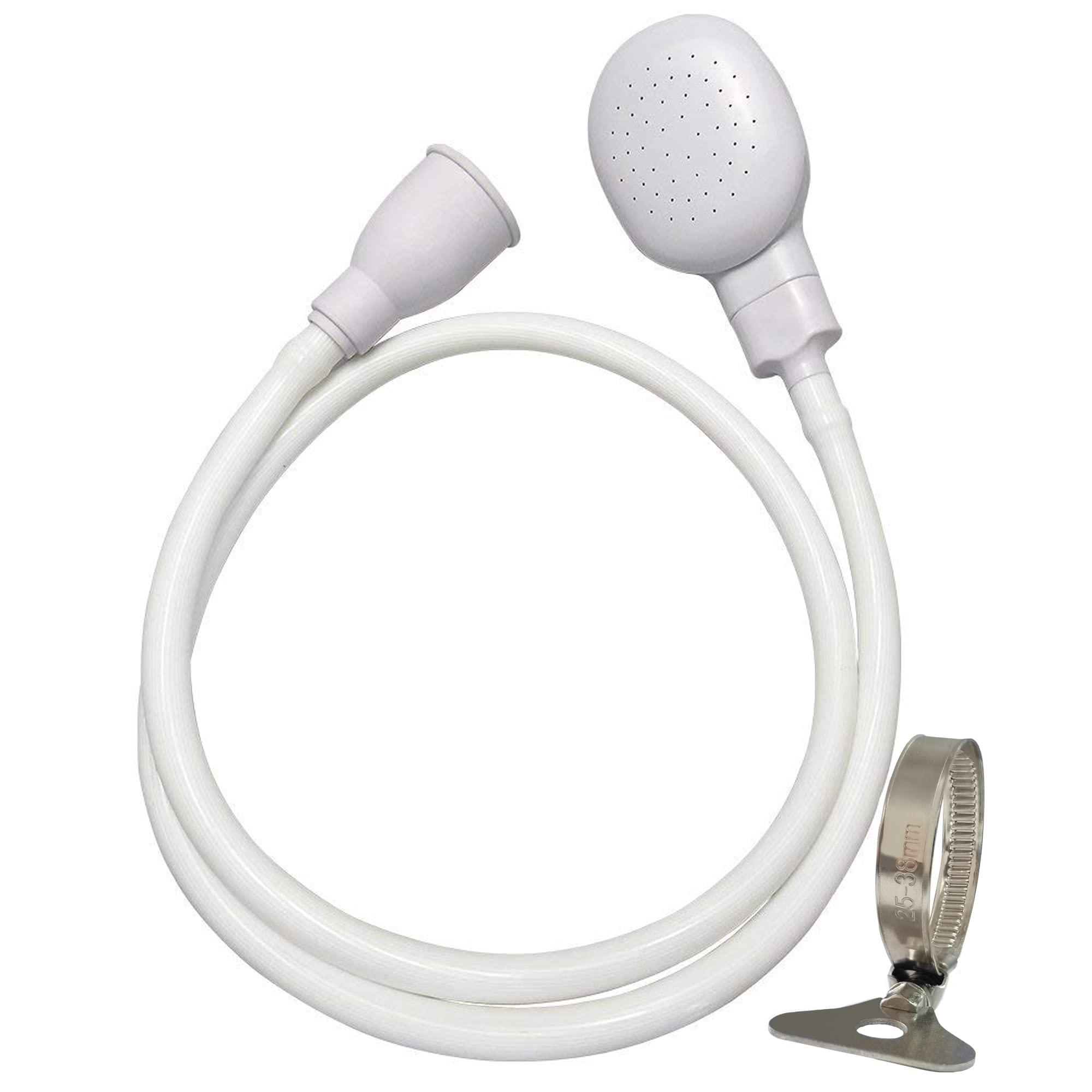 Portable Sink Sprayer with Rubber Hose - Handheld Shampoo Sprayer for Hair Washing (Style 1) | Perfect for Home Salon, Pet Grooming & Kitchen Use