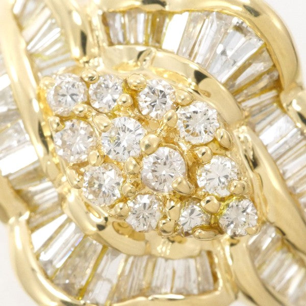18K Yellow Gold Diamond Ring for Women - Elegant Solitaire Engagement & Wedding Band - Perfect for Proposals, Anniversaries & Special Occasions