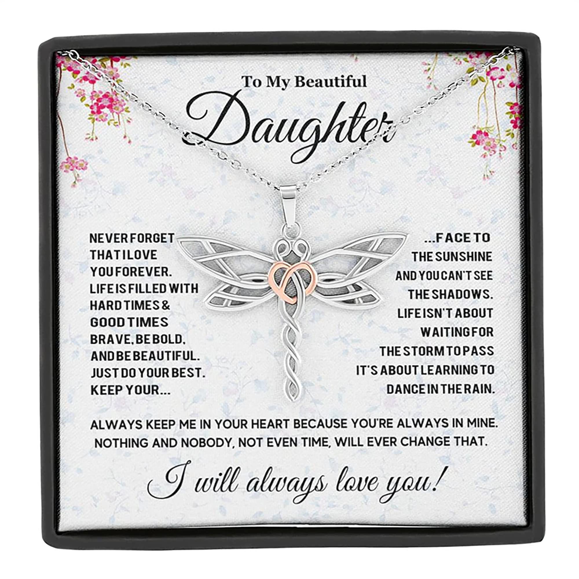Mother Daughter Necklace Set - Personalized Jewelry Gift for Teen Girls, Birthday, Christmas, Graduation & Valentine's Day - Perfect for Special Occasions & Heartfelt Moments