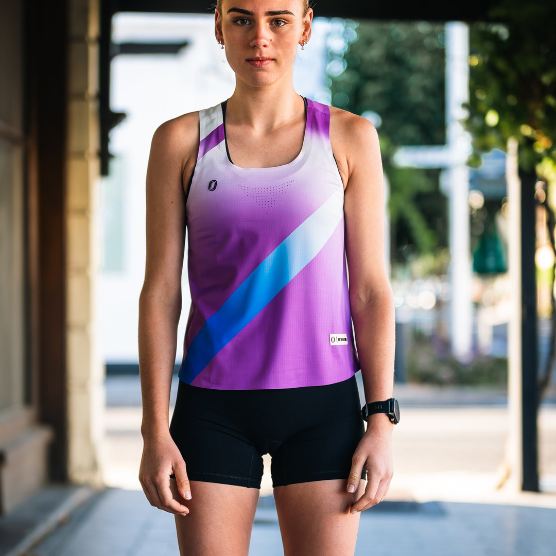 Women's Running Singlet - Victory Speed Tech Performance Top for Runners | Lightweight & Breathable for Marathons & Training