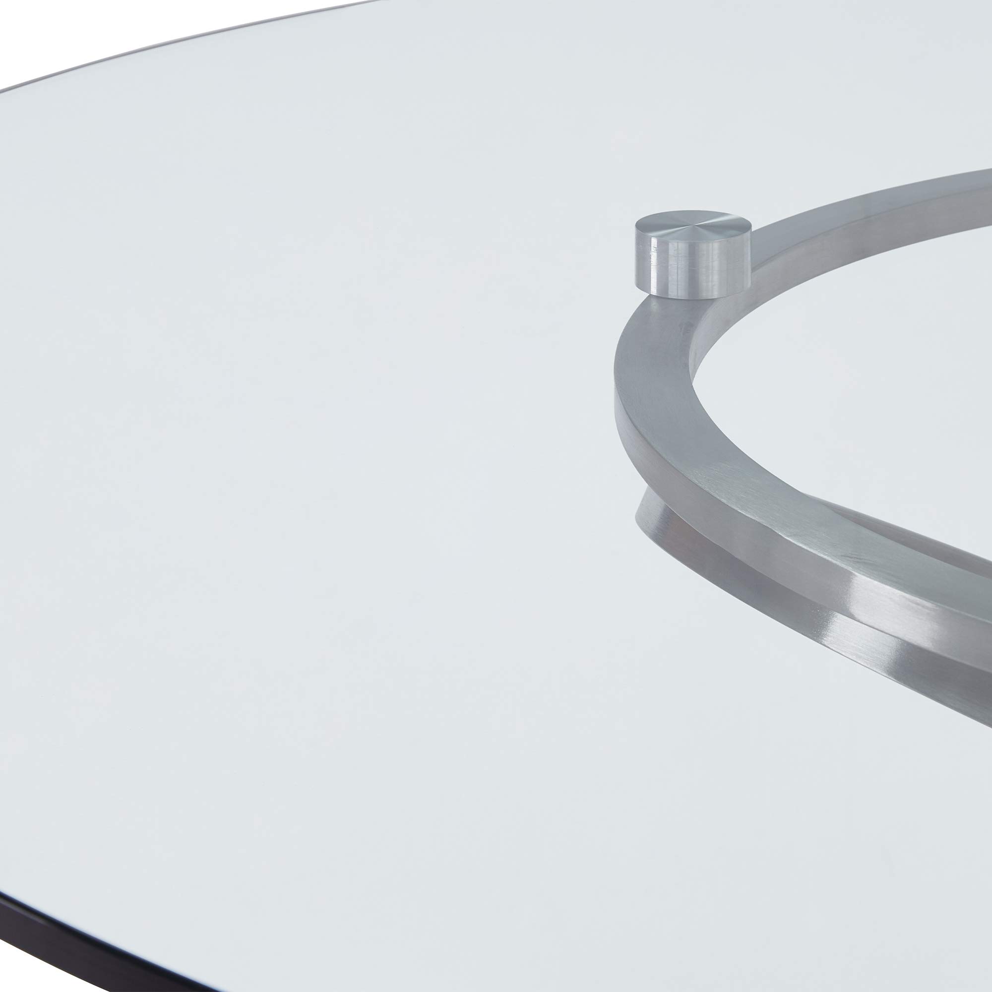 Alya Silver Dining Table - Modern Elegance for Home, Office, and Restaurant Settings