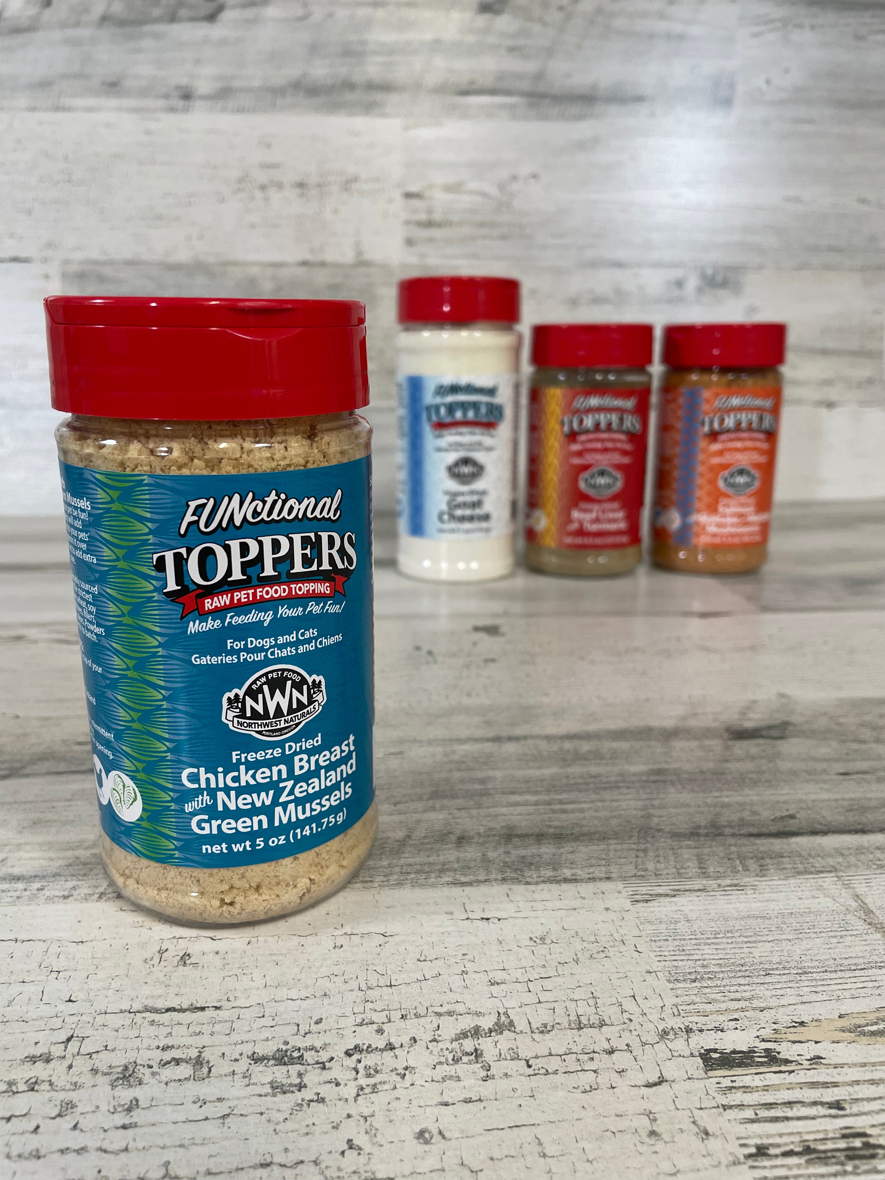 Northwest Naturals Freeze Dried Dog Food Toppers - High Protein Natural Pet Food Supplement for Dogs & Cats - Perfect for Picky Eaters, Kibble Enhancer, and Raw Diet Topping