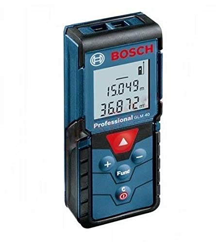 AEspares New Laser Measure Bosch GLM 40 Professional Tool - High Precision Digital Laser Distance Meter for Construction, Home Renovation & DIY Projects