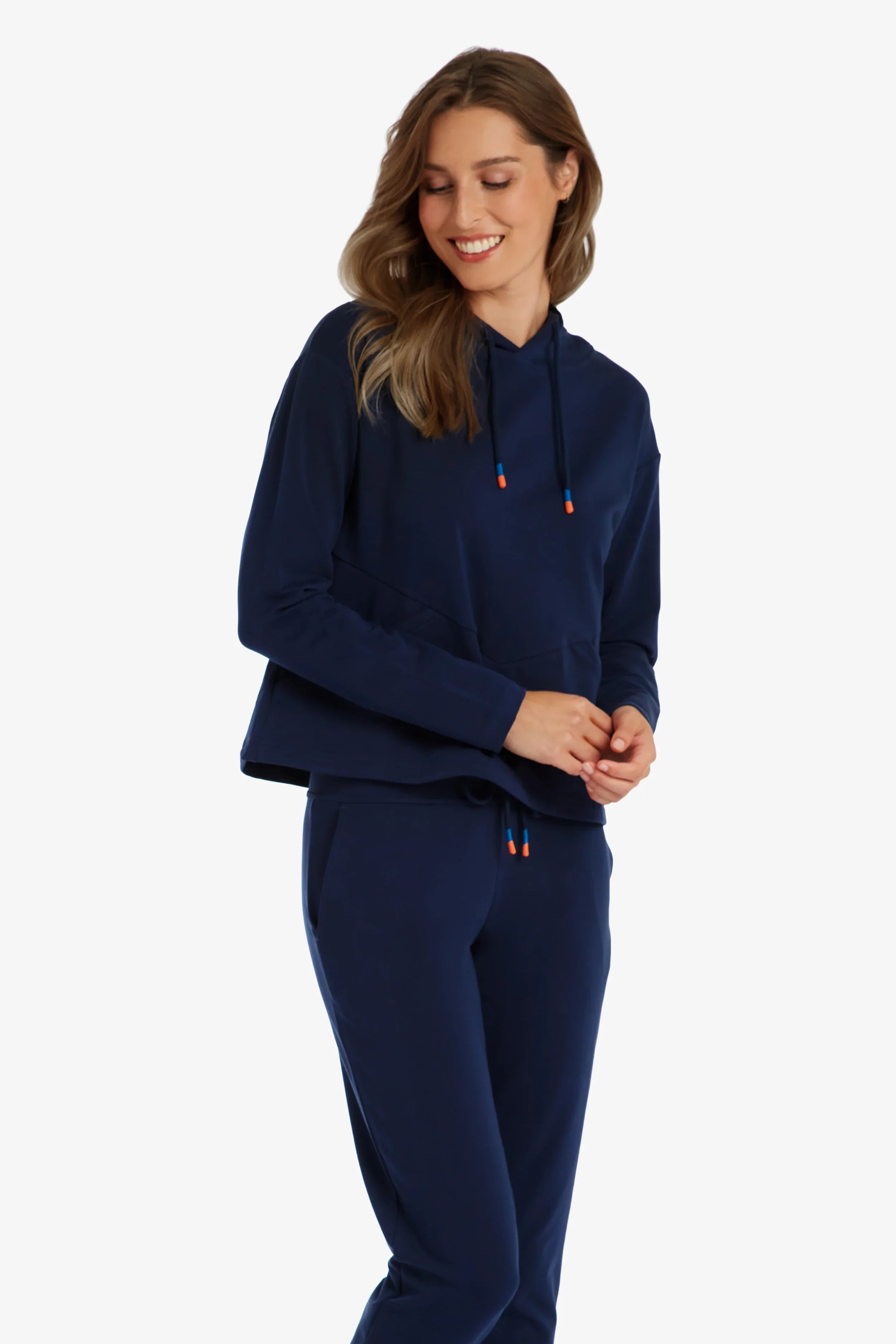 Premium Navy Blue Hoodie for Men & Women - Soft Fleece Pullover with Front Pocket - Perfect for Casual Wear, Gym, and Outdoor Activities