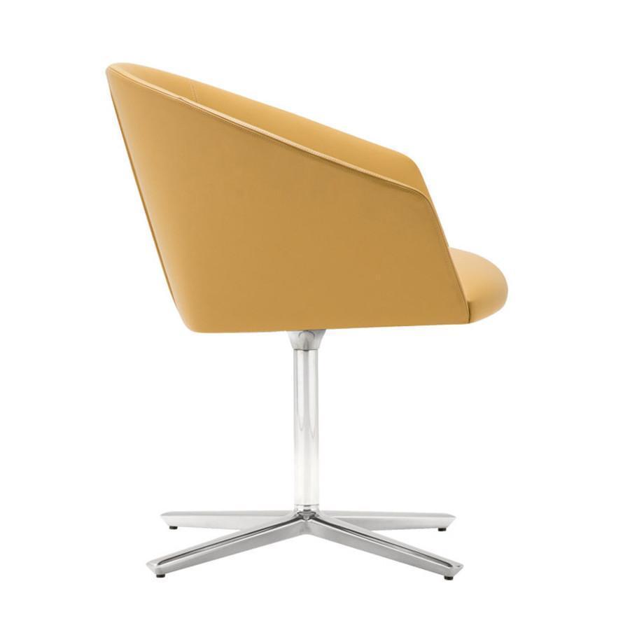 Brandy SO2999 Modern Armchair - Stylish Accent Chair for Living Room, Bedroom, or Office - Comfortable Upholstered Lounge Chair with Wooden Legs - Perfect for Relaxing, Reading, or Working