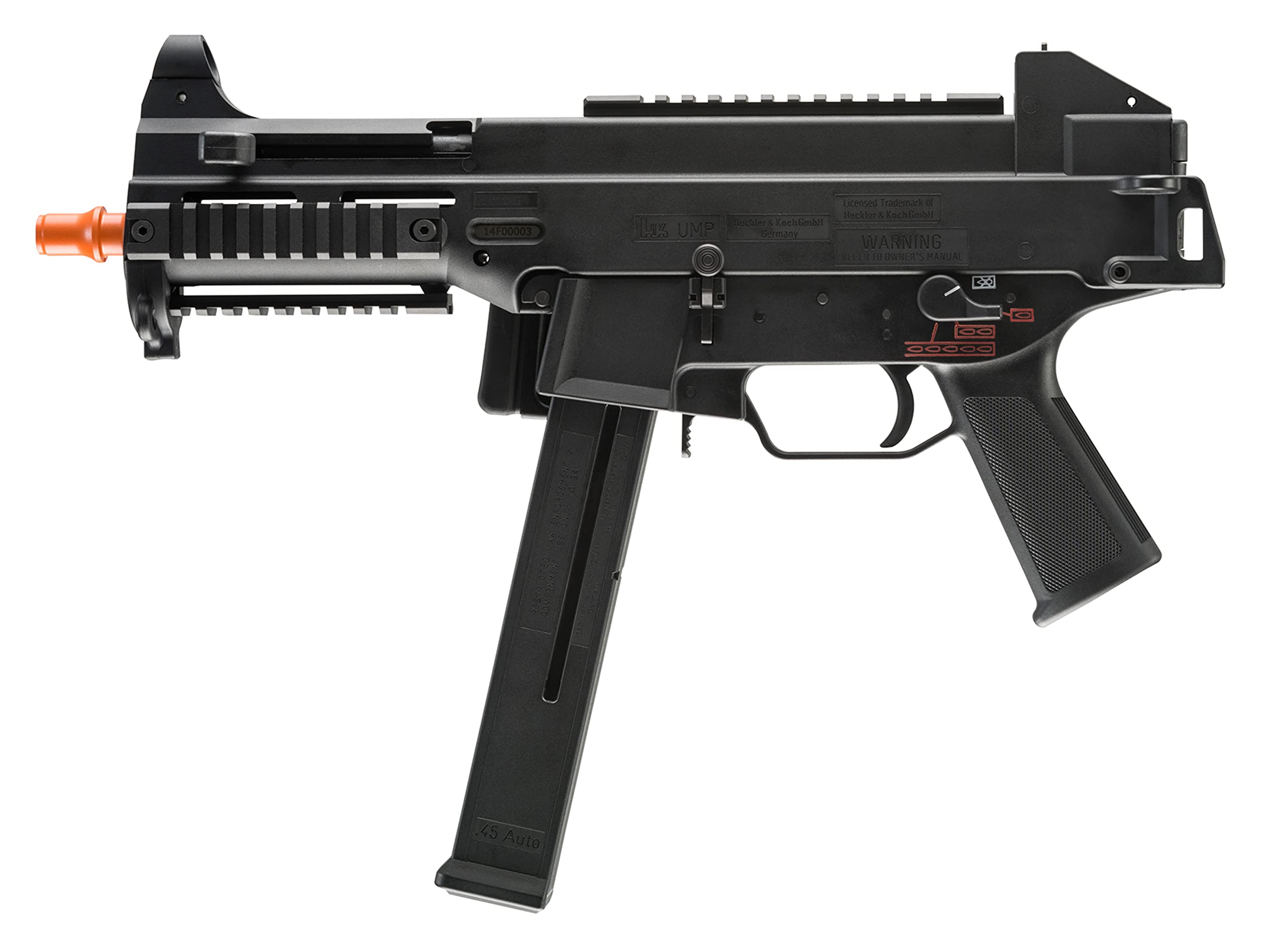 Umarex Elite Force HK Heckler & Koch UMP 6mm BB Airsoft Gun - Gas Blowback (GBB) Replica for Tactical Training & Competitive Shooting