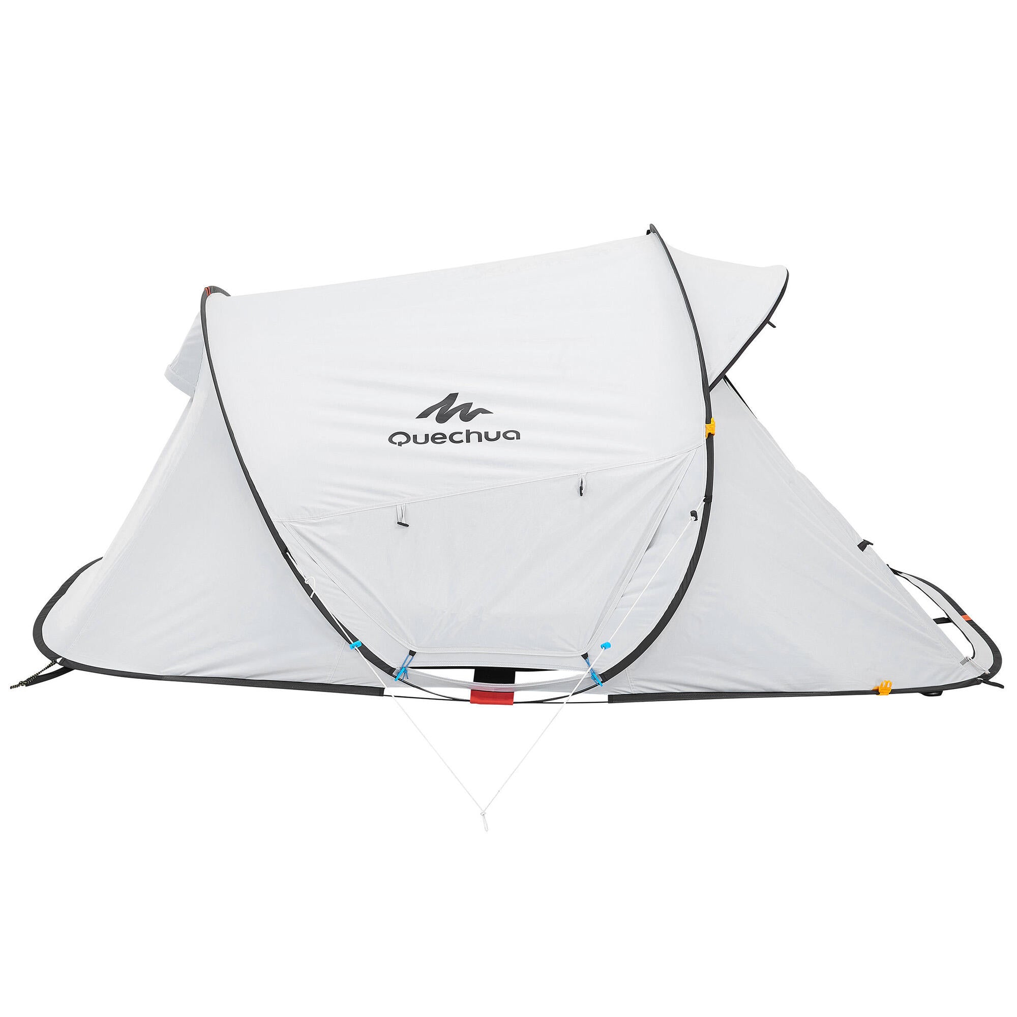 Quechua 2 Second Fresh & Black Waterproof Pop Up Tent for 2 Person - Lightweight Instant Camping Shelter for Backpacking, Hiking & Outdoor Adventures