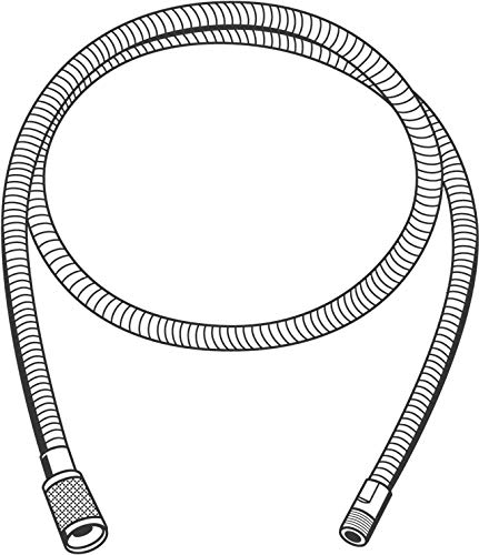 Grohe 20932 8 Chrome Shower Hose - 1500mm (59 Inches) Flexible Stainless Steel Replacement for Bathroom & Shower Upgrades