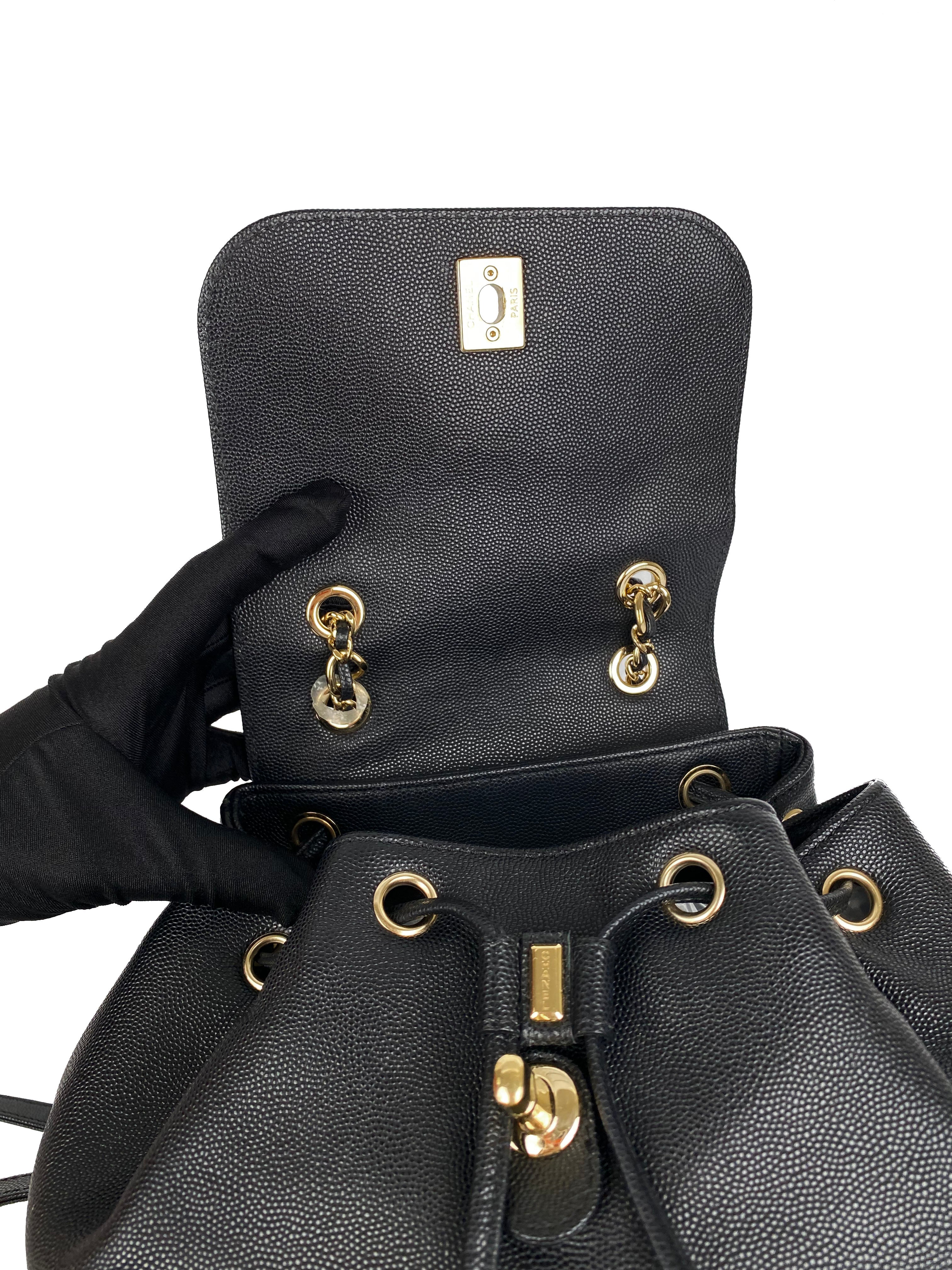 Chanel Black Business Affinity Backpack for Women | Luxury Designer Backpack for Work, Travel & Everyday Use | Stylish & Functional Handbag for Professionals