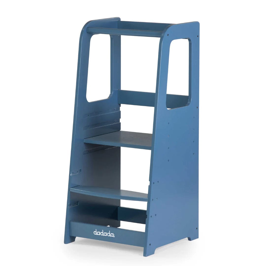 Montessori Toddler Tower - Adjustable Wooden Learning Step Stool for Kids - Safe & Sturdy Kitchen Helper for Toddlers - Perfect for Baking, Cooking & Playtime Activities