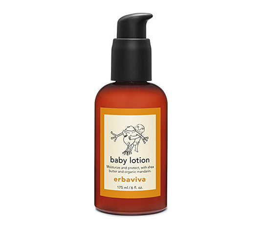 Erbaviva Organic Baby Lotion for Sensitive Skin | Hypoallergenic & Natural Moisturizer | Perfect for Newborns, Infants & Toddlers | Daily Use & Post-Bath Hydration