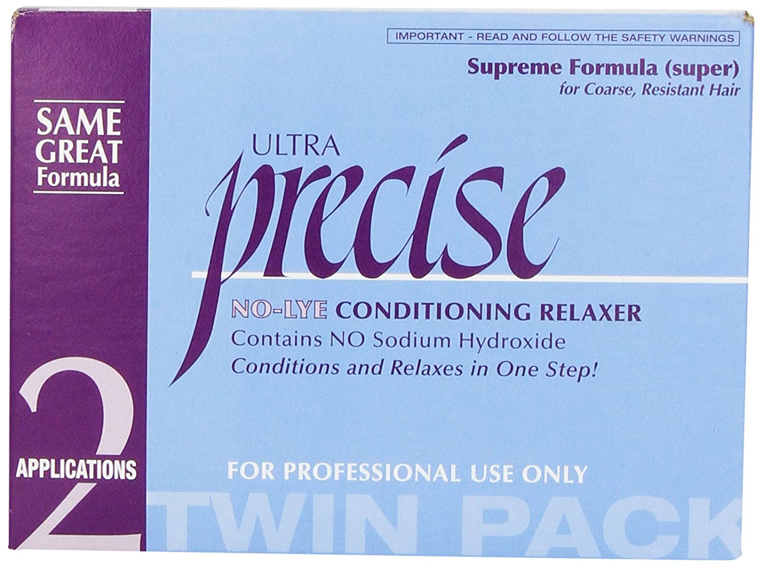 ULTRA PRECISE RELAXER KIT - Professional Hair Relaxing Treatment for Straightening & Styling - Perfect for Salon & Home Use