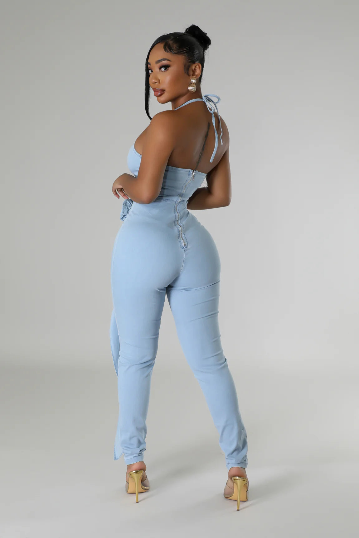 Nine Women's Jumpsuit - Stylish & Comfortable Outfit for Casual Wear, Work & Travel | Size 80 00