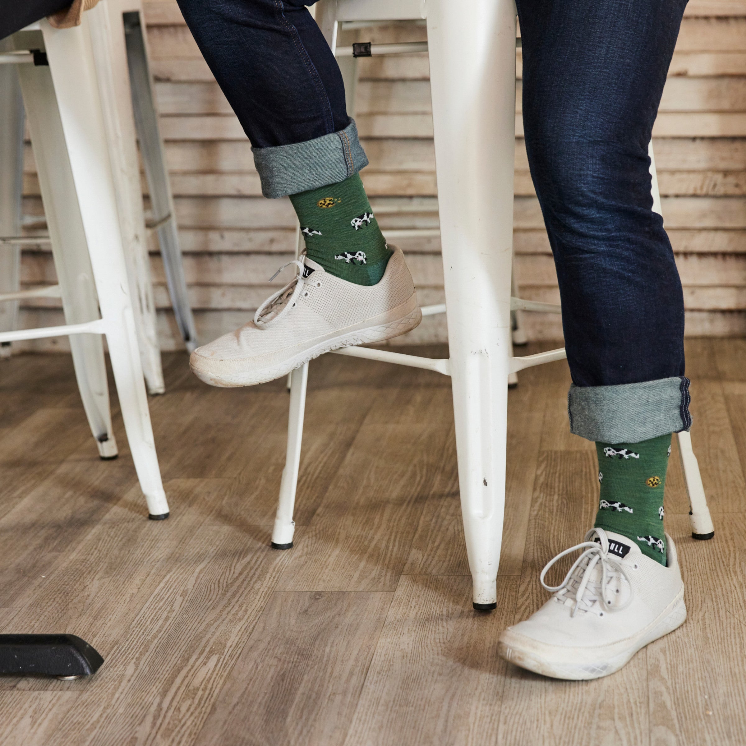 Men's Dairy Air Crew Lightweight Lifestyle Socks - Breathable Comfort for Everyday Wear, Running & Casual Outfits