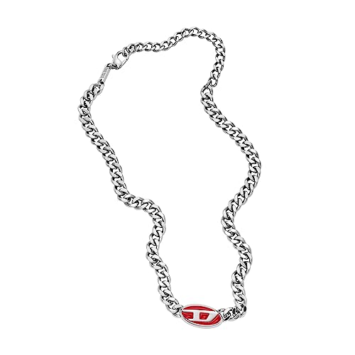 Silver/Red Enamel
