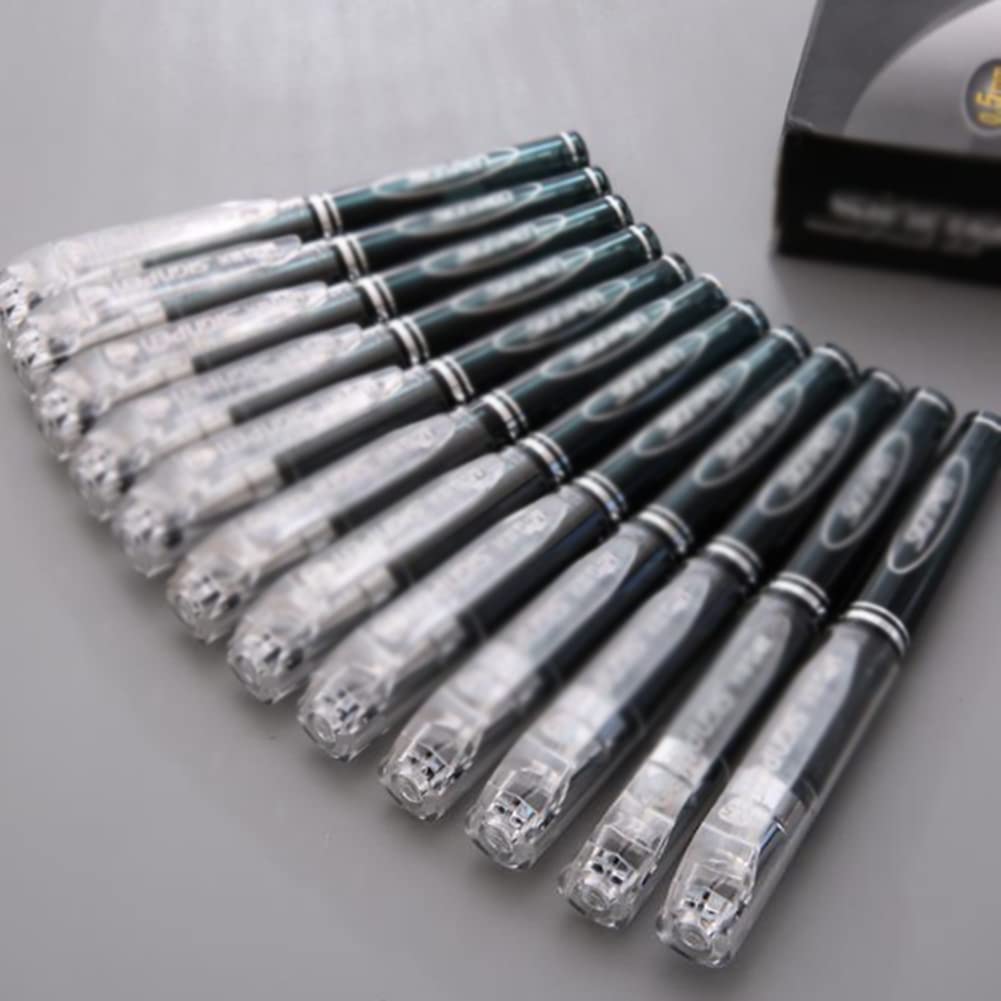 Ultra-Short Mini Gel Pen - Black Bullet Pocket Gel Pens for Students, Quick-Drying Ink, Portable Trumpet Design with Short Rod - Perfect for Note Taking, Signatures & On-the-Go Writing