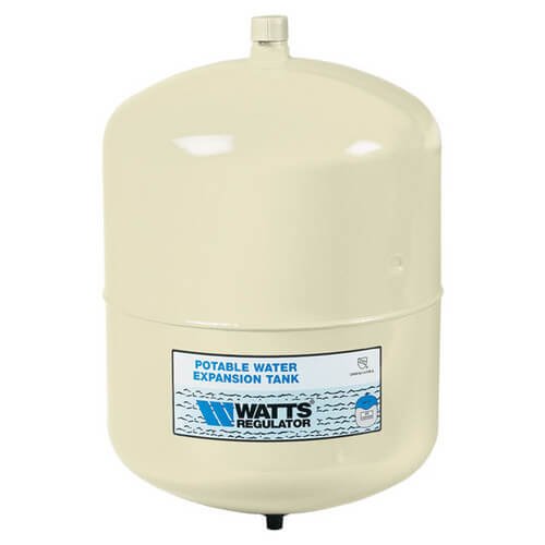 Watts PLT-5 2.1 Gallon Potable Water Expansion Tank for Home Plumbing System - Prevents Pressure Build-Up in Water Heaters & Boilers | Perfect for Residential & Commercial Use