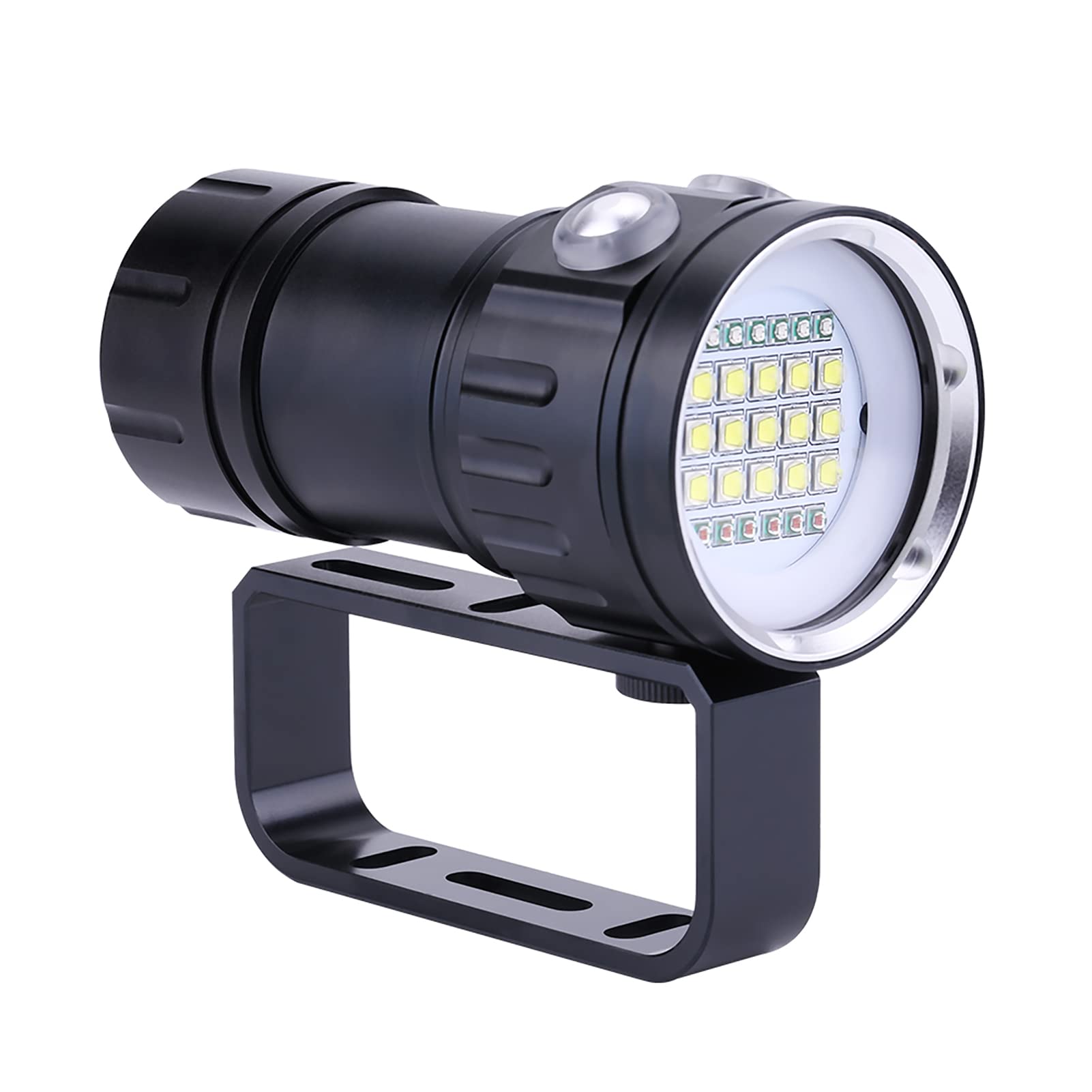 18000LM IPX8 Waterproof Underwater Diving Flashlight - 80m Deep Dive Torch for Scuba Diving, Snorkeling, Underwater Photography & Videography - Perfect for Night Diving, Cave Exploration and Marine Life Observation