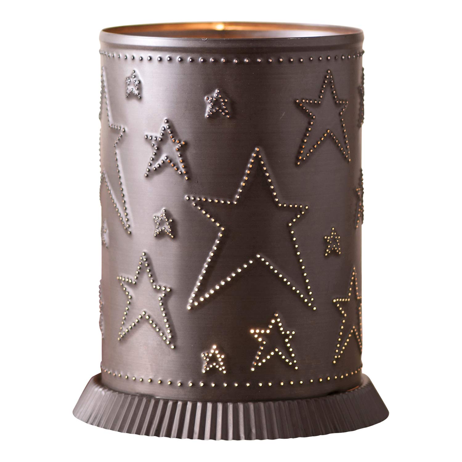 Vintage Country Star Kettle Black Candle Warmer by Irvin's Tinware – Perfect for Home Decor, Cozy Evenings & Holiday Ambiance