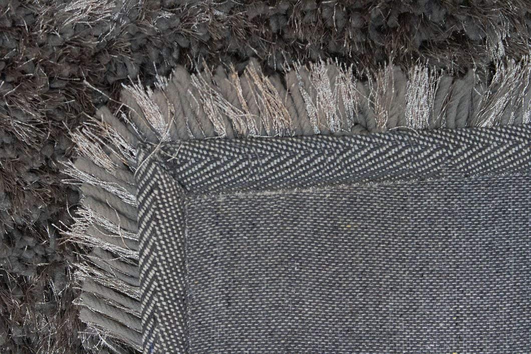 Luxury Soft Plush Shag Area Rug - 1.5' Thick Non-Shedding Non-Slip Easy Clean Modern Home Decor Carpet (Gray, 8' x 10') | Perfect for Living Room, Bedroom & Nursery Flooring
