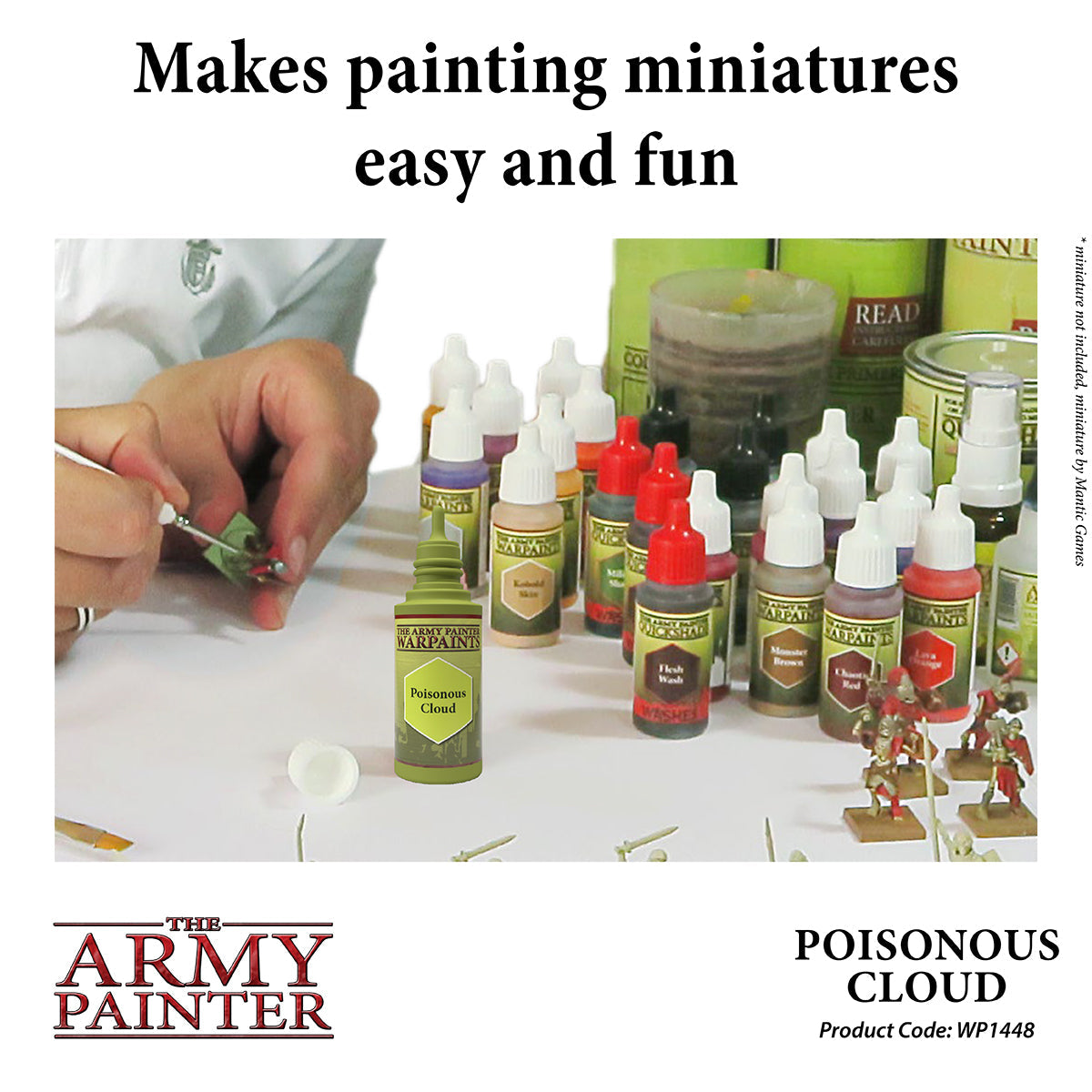 Warpaints: Poisonous Cloud - High-Quality Fantasy Face & Body Paint for Cosplay, Halloween, and Theatrical Makeup - Perfect for Costume Parties, LARP, and Special Effects