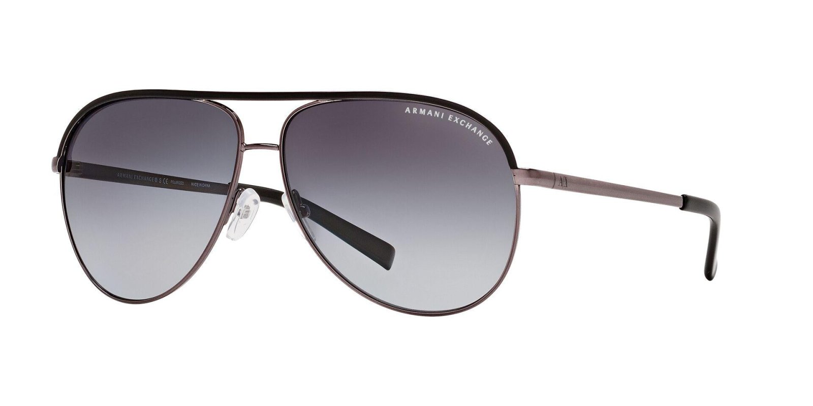 Armani Exchange 2002 Polarized Sunglasses for Men & Women - UV Protection Aviator Style - Perfect for Driving, Beach & Outdoor Activities