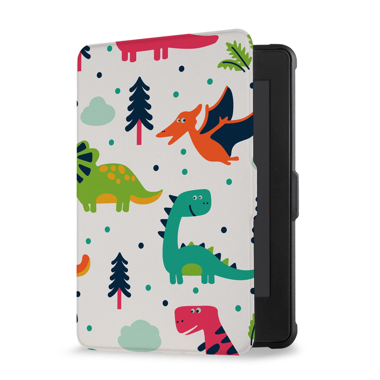 Durable Kindle Case with Dinosaur Design - Protective Cover for Kindle E-Reader - Perfect for Reading, Travel, and Gifts