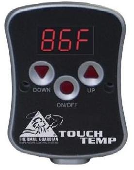 300W Digital Waterbed Heater with Hard Cover - Includes 4oz Premium Clear Conditioner & Repair Patch Kit for California King, Queen & Super Single Waterbeds | Perfect for Home Comfort, Bedroom Upgrade & Temperature Control