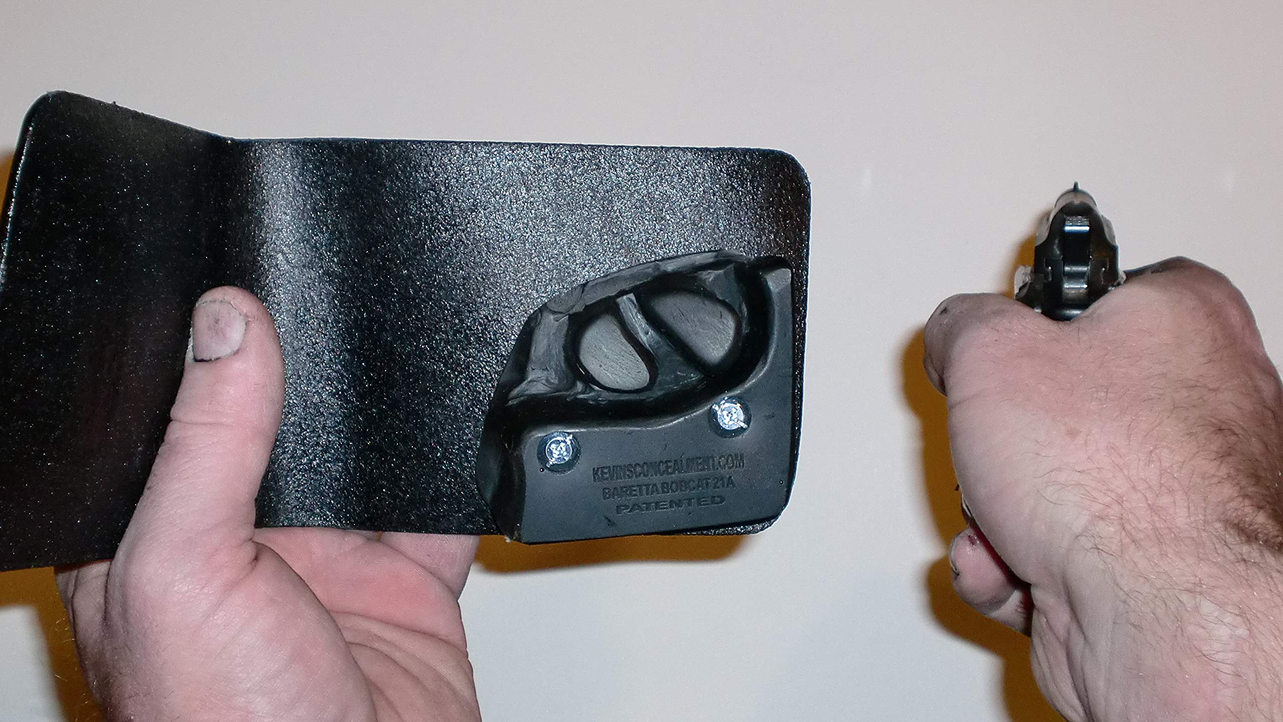 Beretta Bobcat 21A Concealed Carry Wallet Holster - Slim & Secure Hidden Gun Pouch for Everyday Carry (EDC) & Personal Protection