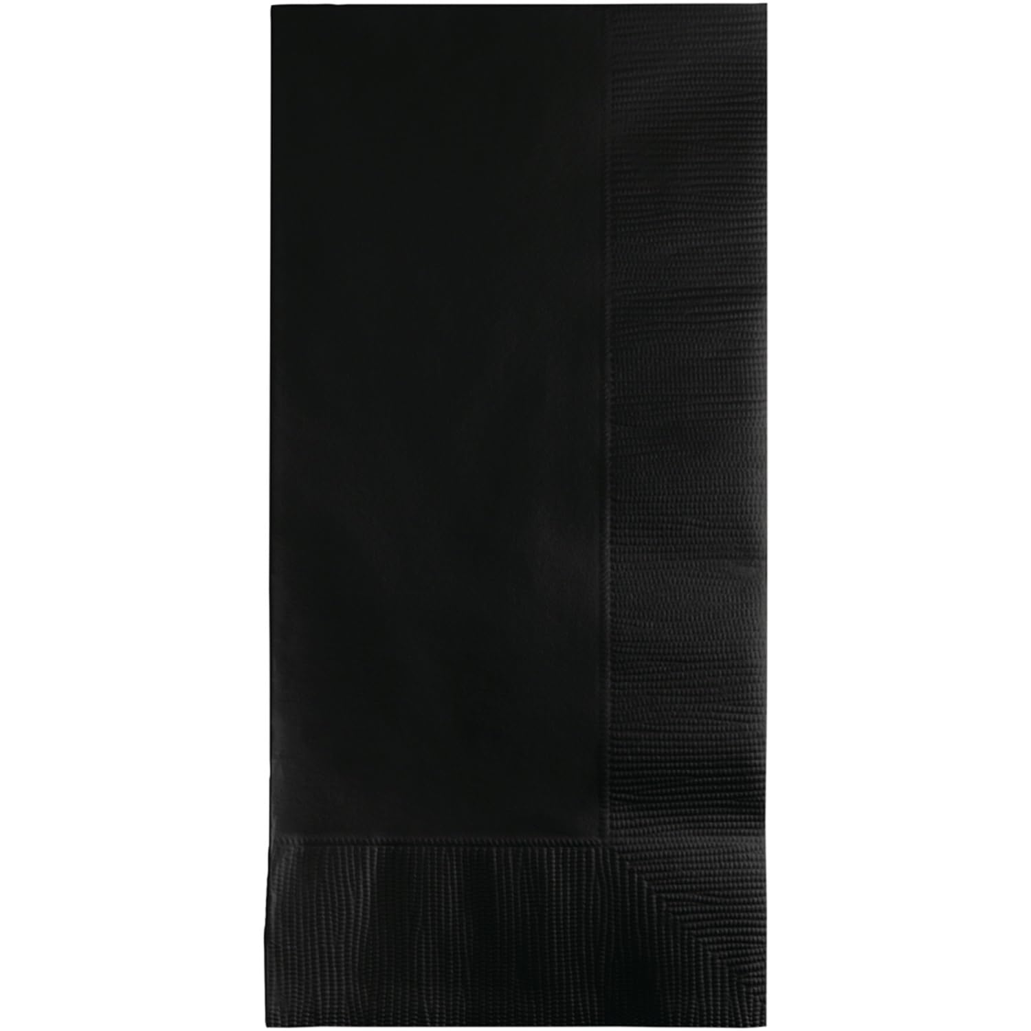 Creative Converting 100-Count Black Velvet Party Supplies - Perfect for Birthday Decorations, Weddings & Special Events