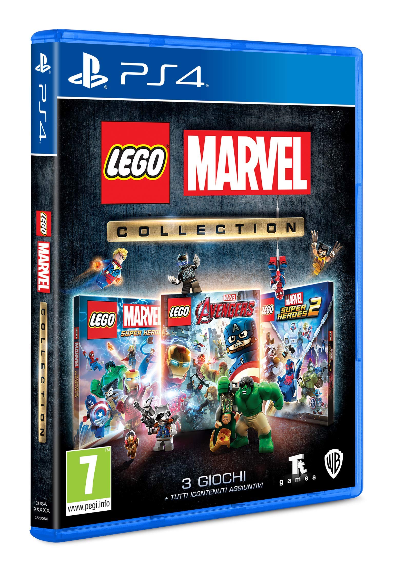 LEGO Marvel Super Heroes Collection - PS4 Game | HD Remastered Edition for PlayStation 4 | Special Bundle | Action-Adventure Game for Kids & Adults | Perfect for Family Game Nights & Marvel Fans