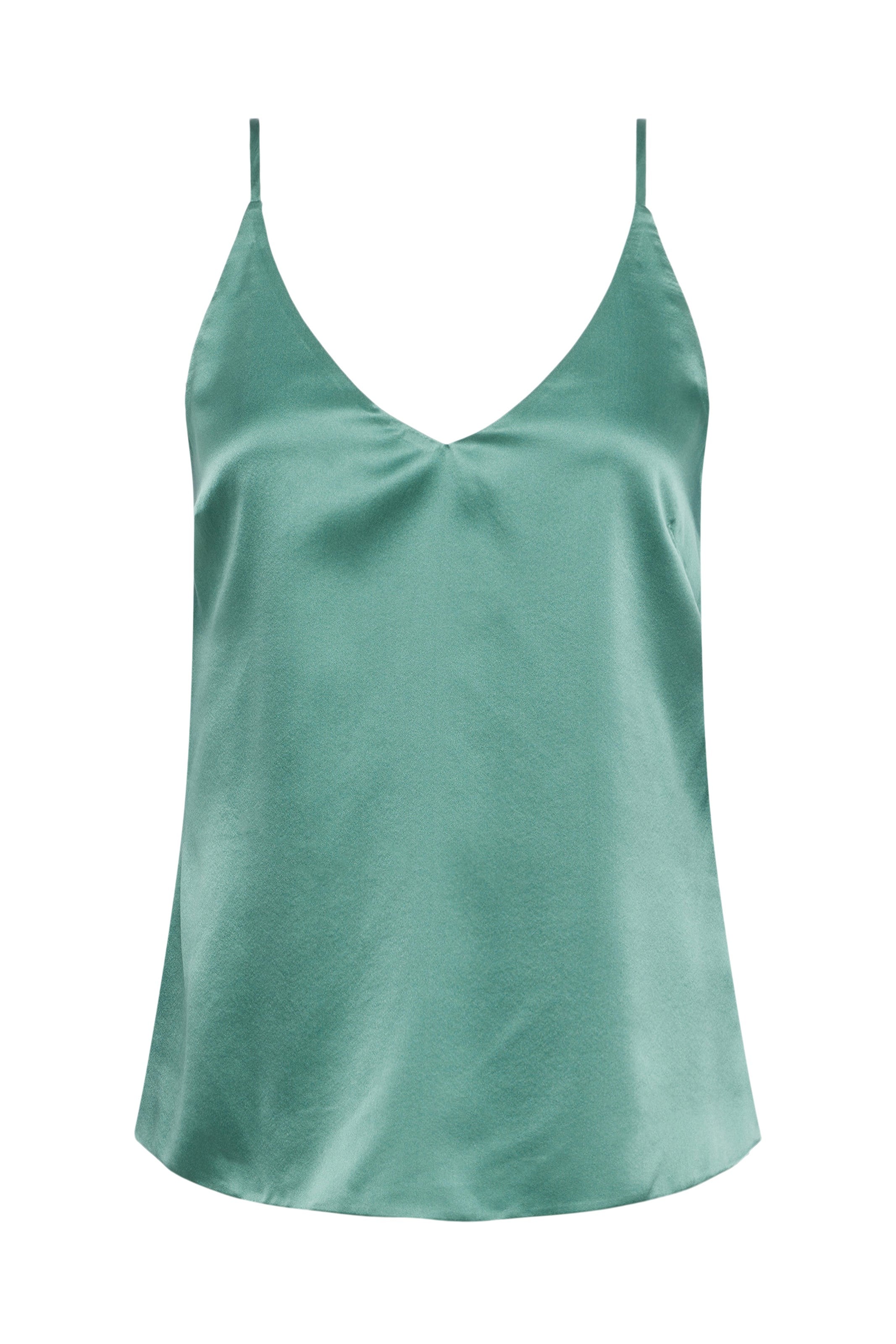 L'Agence Gabriella V Neck Tank Top for Women - Soft Stretch Casual Blouse - Perfect for Work, Date Night & Summer Outfits