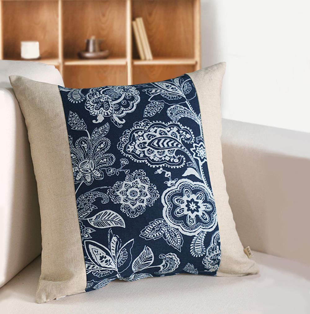 QWE Premium Cotton Sofa Cushion Pillow - Ergonomic Lumbar Support for Bed, Car Seat & Office Chair - Comfortable Backrest for Sleeping, Reading & Relaxing