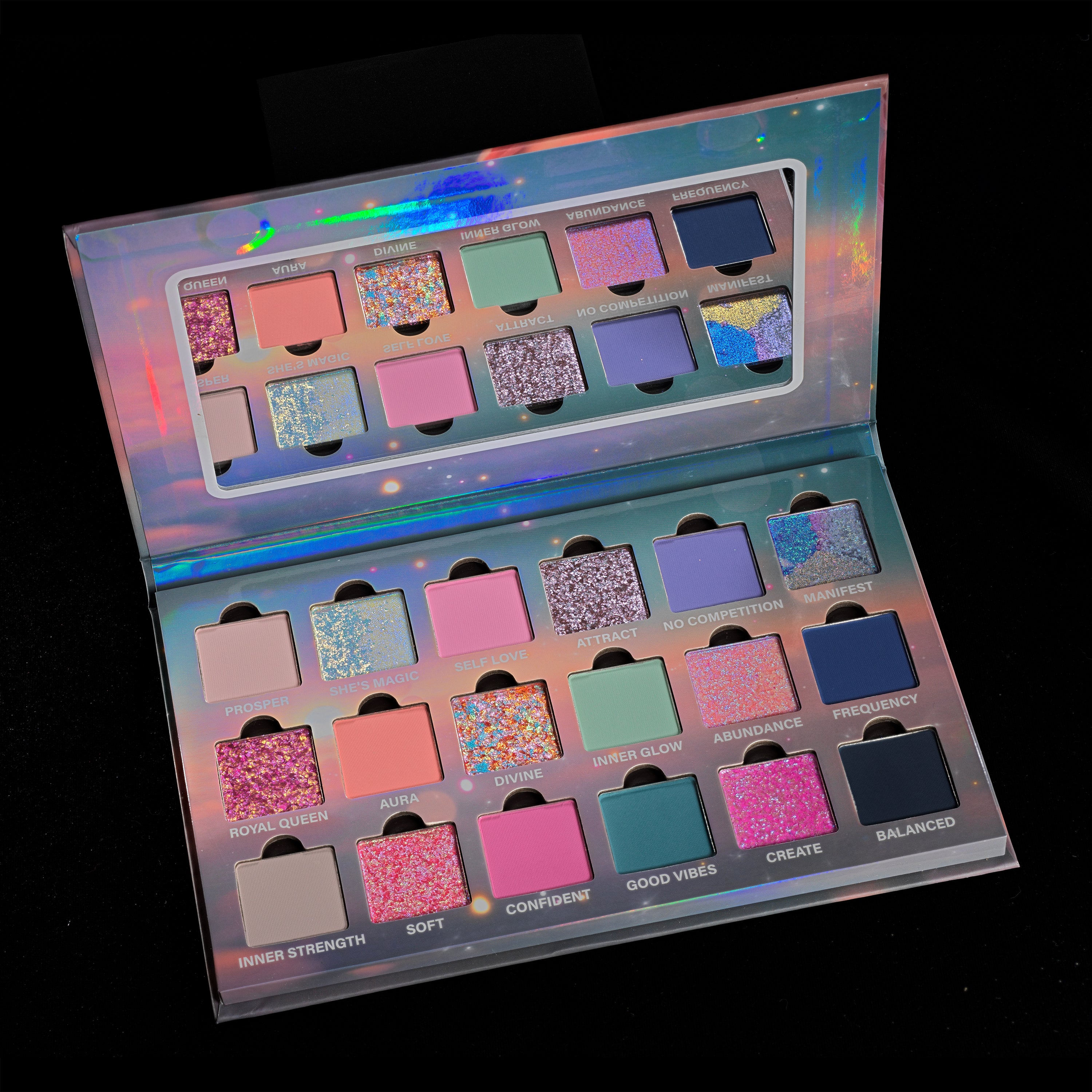Glow Eyeshadow Palette - 12 Highly Pigmented Colors, Vegan & Cruelty-Free Makeup for Stunning Eye Looks | Perfect for Parties, Date Nights & Professional Makeup Artistry