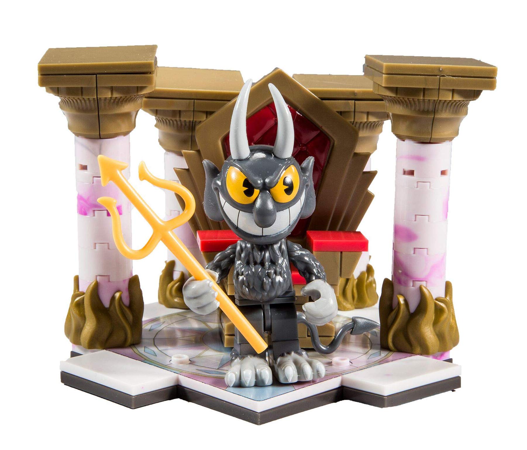 McFarlane Toys Cuphead Devil's Throne Small Construction Set - Collectible Action Figure Playset for Kids & Adults | Perfect for Display, Gift Giving & Cuphead Game Fans