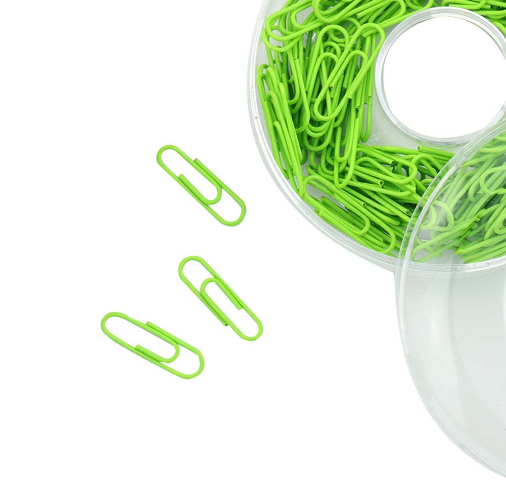 300 Pcs Green Binder Clips - Heavy Duty Paper Clips for Office, School & Home Organization - Desk Accessories, Bookmark, Document Filing - Perfect for Notebooks, Files, and DIY Crafts