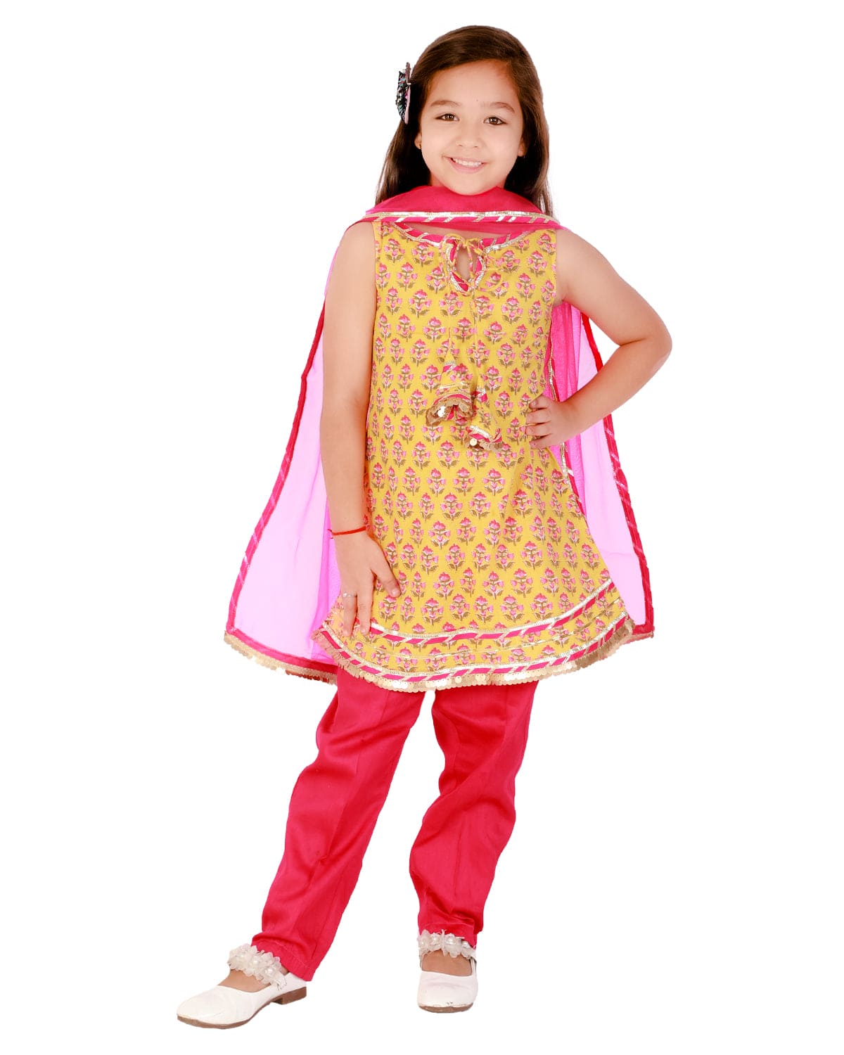 Handmade Block Print Kurta with Pants Set | Traditional Indian Cotton Ethnic Wear for Women | Perfect for Festivals, Weddings & Casual Outings