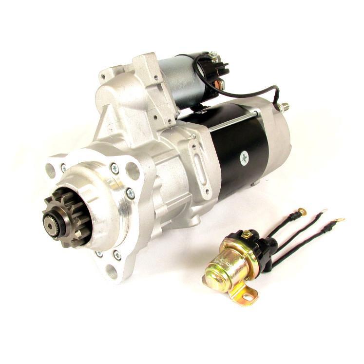 Fortpro 39MT 12V Heavy Duty Truck Starter with OCP IMS & Rotable Flange - Compatible with Volvo, Freightliner, International, Kenworth, Mack, Peterbilt - Replaces 8200308 & F235413 - Ideal for Semi Trucks and Commercial Vehicles
