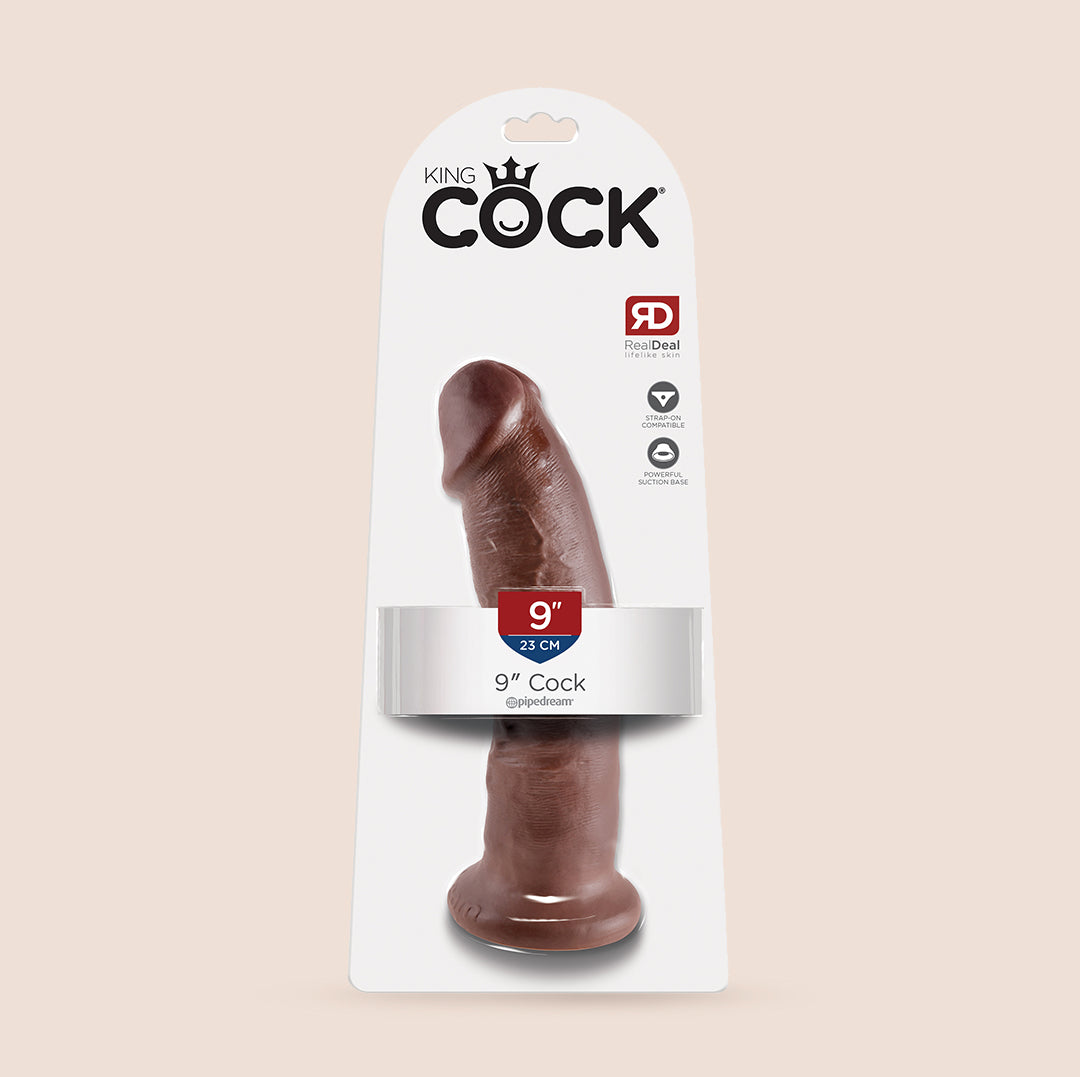 Ultra Realistic 9 Inch King Cock Dildo - Lifelike Feel for Enhanced Pleasure | Perfect for Solo Play, Couples, and BDSM Scenes