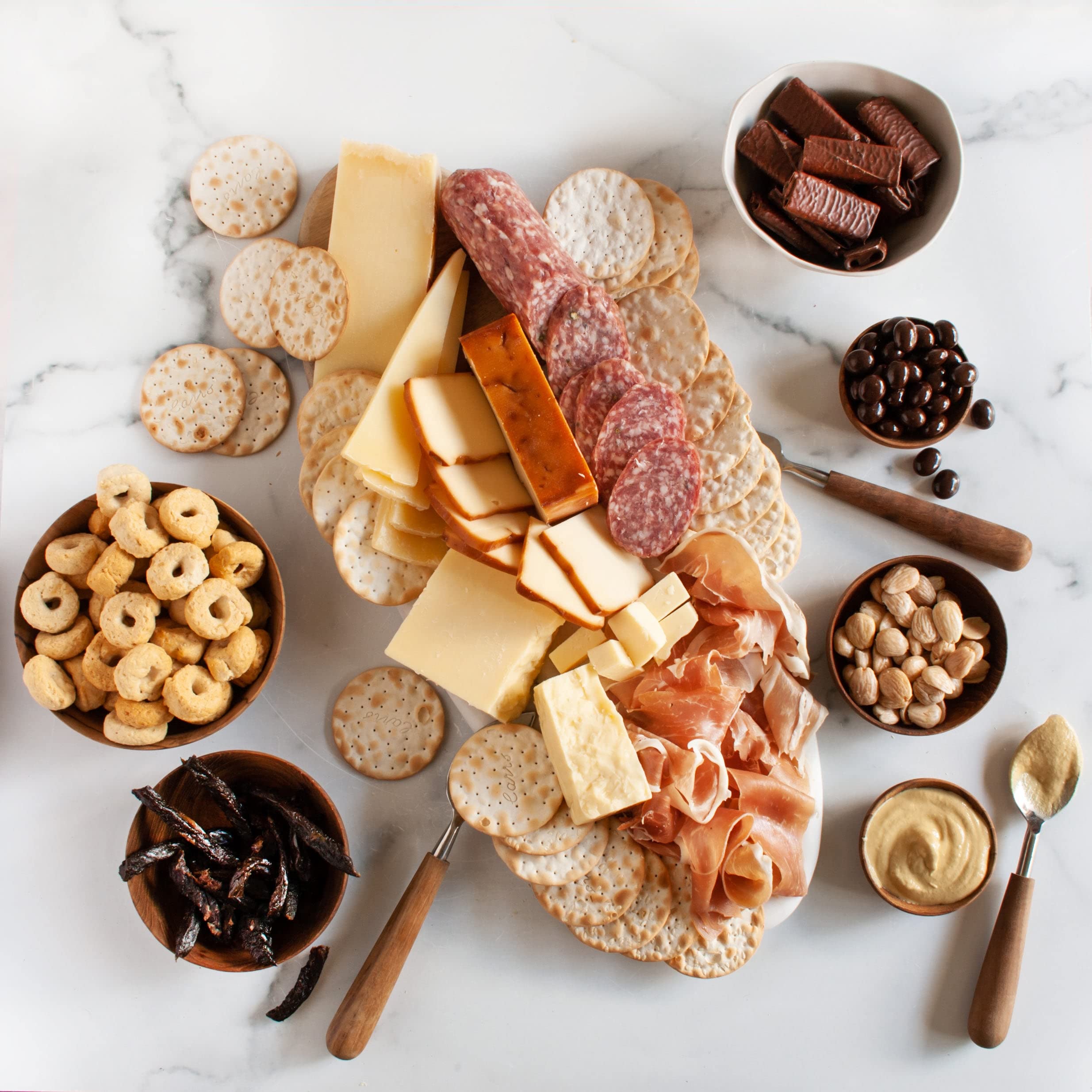 Premium Gourmet Snack Gift Basket - 3 lb Deluxe Assortment of Artisan Cheeses, Chocolates & Crackers | Perfect for Holidays, Corporate Gifts & Special Occasions