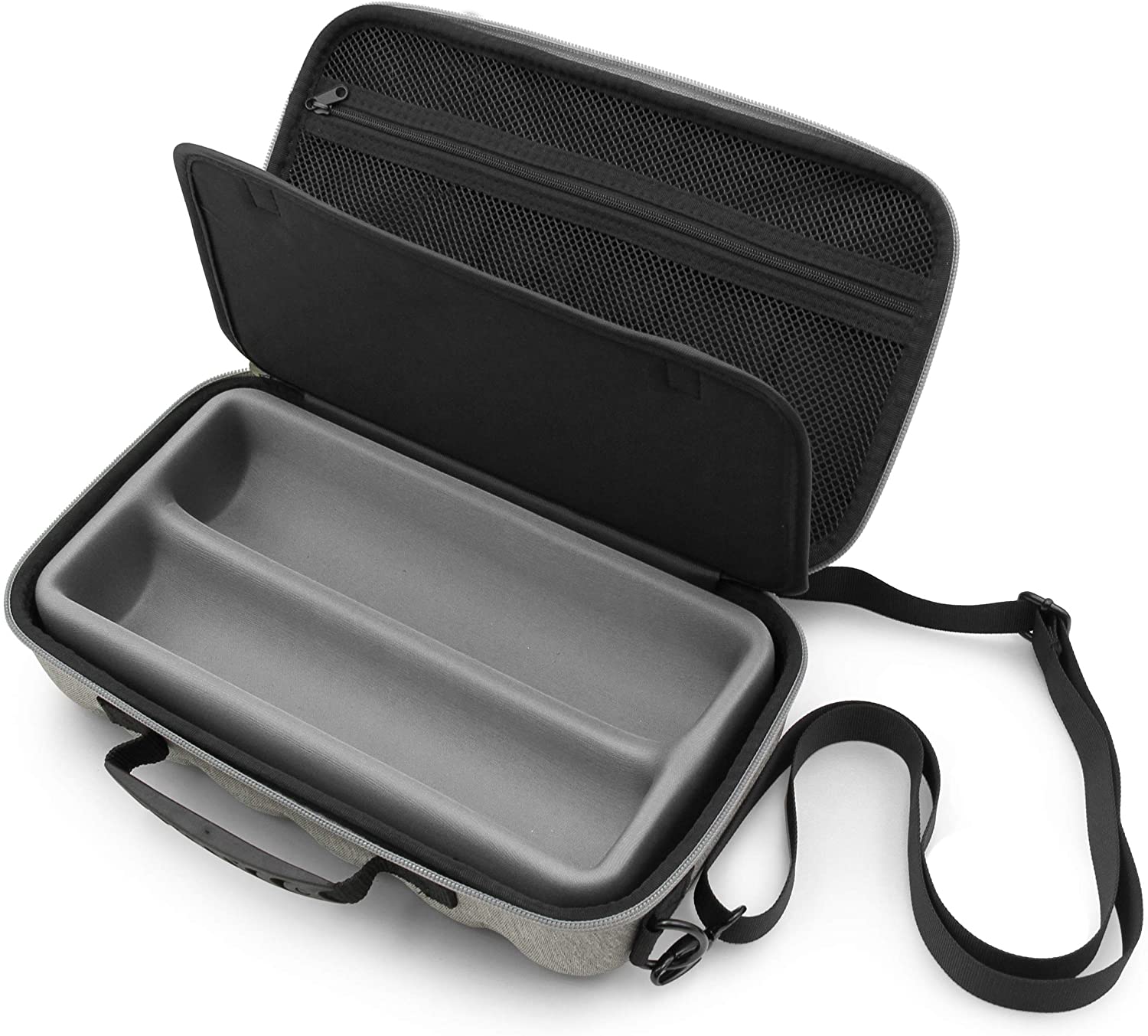 CASEMATIX Dual Wireless Microphone Case - Compatible with Sennheiser & Shure Mics - Durable Dual Mic Bag with Adjustable Strap - Perfect for Live Performances, Studio Recording & Travel Storage