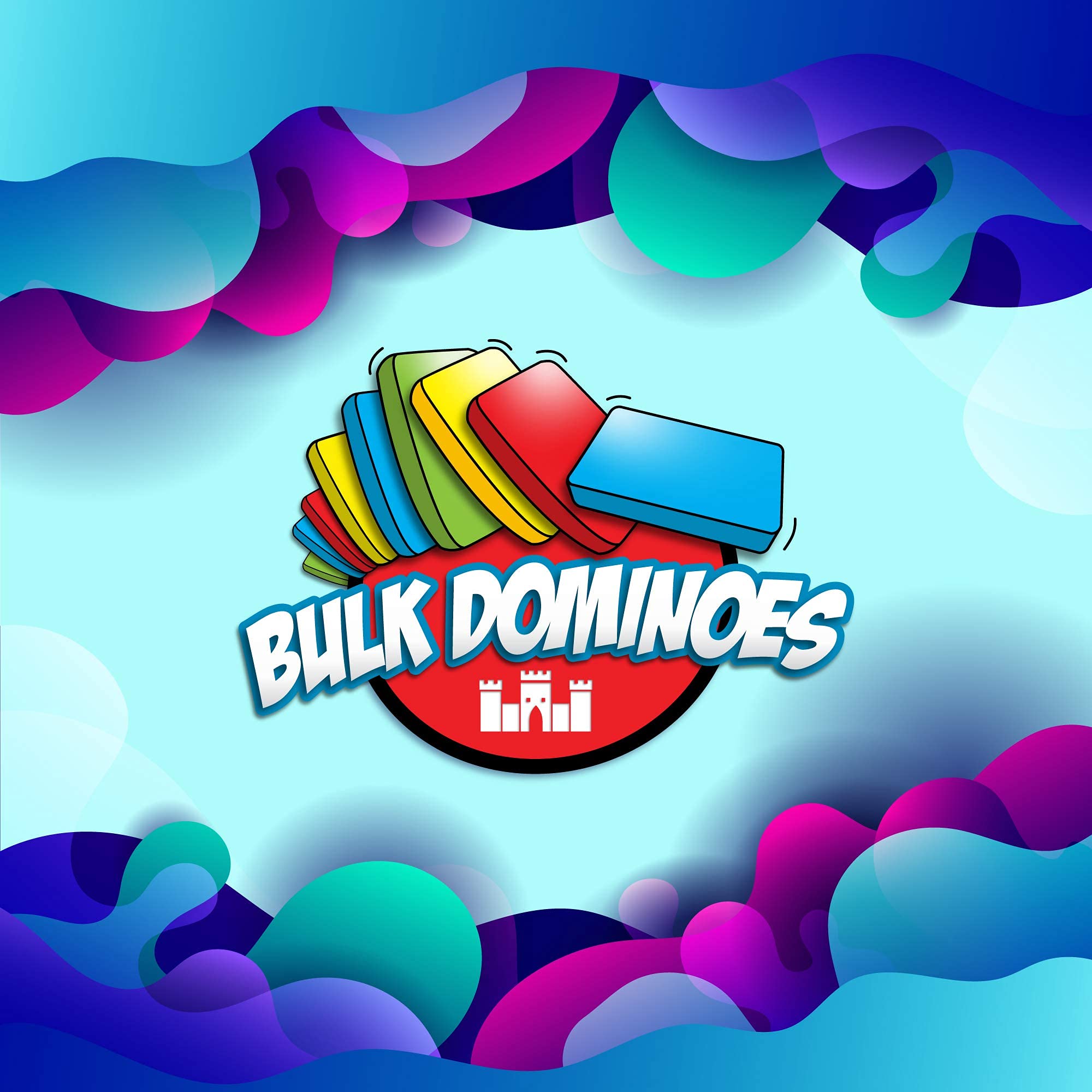 Bulk Dominoes Pro-Domino Kit - 300 Piece STEM Learning Toys for Kids, Family Board Games, Educational Building Blocks for Chain Reaction & Toppling Fun | Perfect for Classroom Activities, Birthday Gifts & Family Game Nights