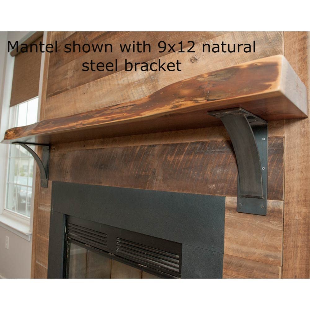 Heavy Duty Steel Shelf Brackets 2 Pack - 10